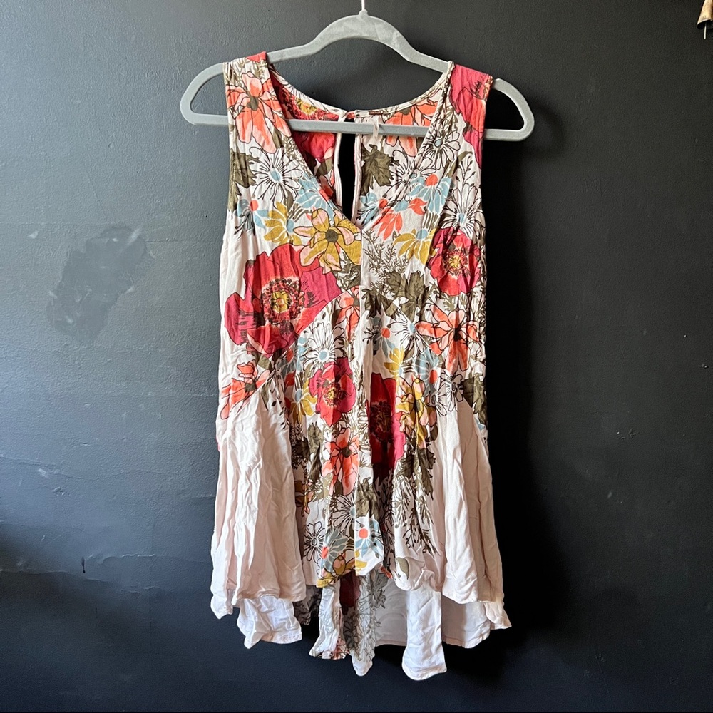 Free People Floral Boho Top